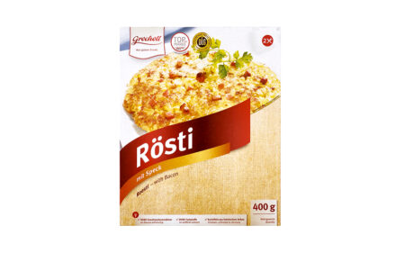 Grocholl, Rösti mit Speck, Verpackung - Frontansicht