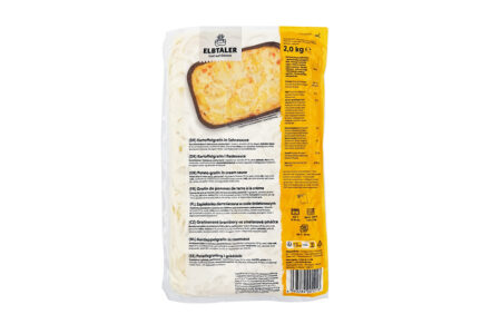 Elbtaler, Kartoffelgratin, 2kg, in Verpackung - Frontansicht