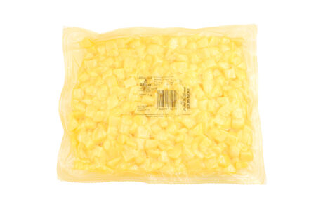 Goldstücke, 20 mm Würfel in Verpackung, 4kg - Frontansicht