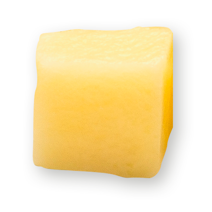 Geschälter Kartoffelwürfel